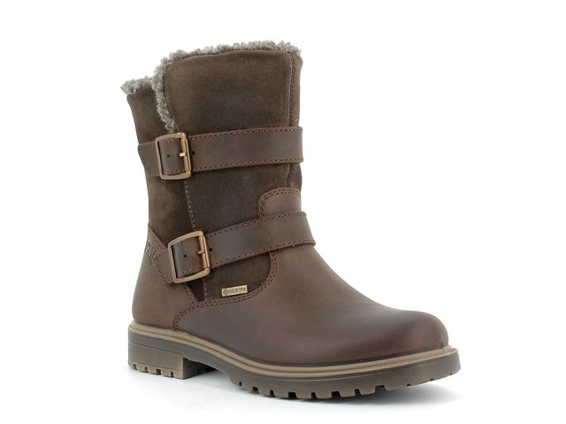 Primigi Chris Gore-tex Brown leather Kids Girls boots 6365733-20